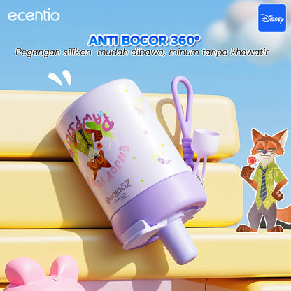 [New Launch] ecentio tumbler stainless 316 Disney Zootopia 750ml / 500ml tahan panas dingin 24 jam botol minum lucu aesthetic portable termos air panas botol minum anak botol minum anak perempuan tumbler anak