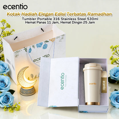 ecentio Premium Stainless Steel Tumbler Gift Set Year end sale Edisi Hadiah Ramadan