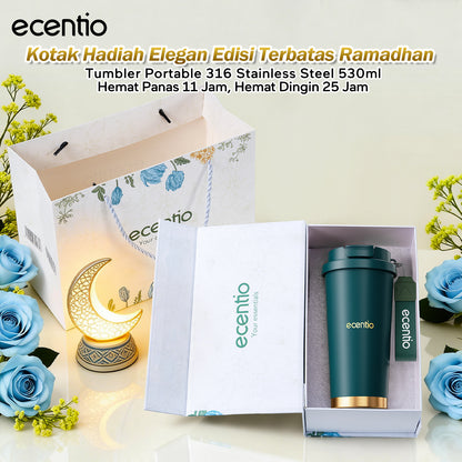 ecentio Premium Stainless Steel Tumbler Gift Set Year end sale Edisi Hadiah Ramadan