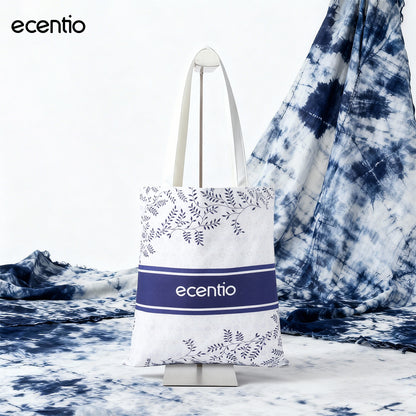 ecentio Paket Lifestyle Praktis Botol Minum 500ml + Snack Box + Tas Kanvas Batik Stylish & Fungsional Pilihan Warna Hijau / Abu / Merah