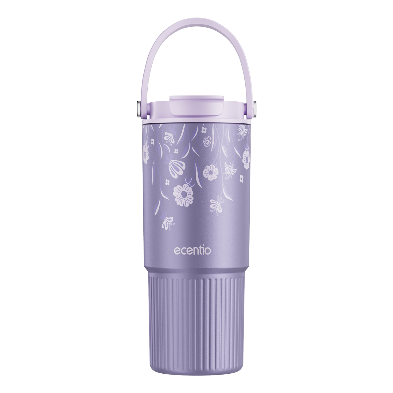 [Pearl Bloom series] ecentio Tumbler 400ml/680ml/850ml Desain Minimalis Elegan Botol Minum Portable Aesthetic Lucu Thermos Tahan Panas Dingin 24 Jam Anti Bocor Premium Sedotan Cocok Untuk Sekolah Anak Laki-Laki