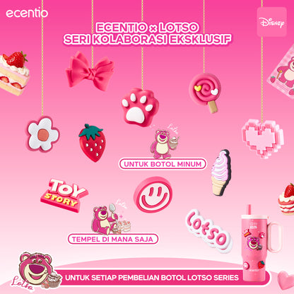 [acc] ecentio stiker Lotso Series PVC Dimensi 3D - Tahan Air Tidak Mudah Luntur Cetakan Tajam 10 Motif Lucu Tempel Dimana Saja untuk Botol HP Dekorasi