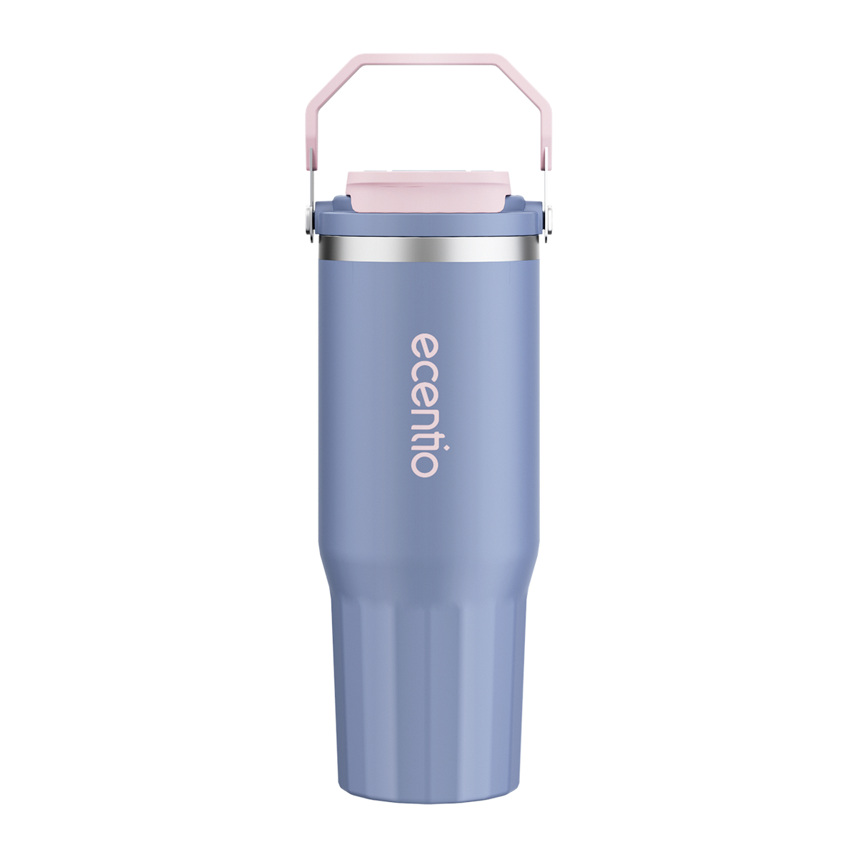 【Pre order】ecentio Tumbler Stainless & keramik 900ml/1200ml Portable Thermos Botol Minum Besar Tahan Panas Dingin 24 Jam Aesthetic Lucu Termos Air Panas Kopi Dengan Sedotan Cocok Untuk Sekolah Anak Laki-Laki