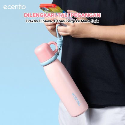 [Tumbler Sport Series] ecentio Tumbler stainless 316 aesthetic Olahraga Botol Minum Sport Portable Tahan Dingin 24Jam 900ml/650ml/600ml Desain Stylish Cocok Untuk Sekolah Olahraga Travelling Aktivitas Sehari Hari