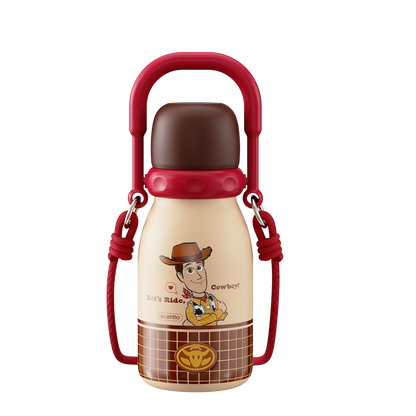 Pre-Order [Toy story series] ecentio tumbler stainless 316 aesthetic 800ml/670ml/500ml Portable Thermos Botol Minum Besar Dengan Tas Tahan Panas Dingin 24 Jam Aesthetic Lucu Termos Air Panas Kopi Dengan Sedotan Cocok Untuk Sekolah Anak Laki-Laki
