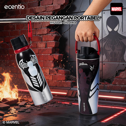 [Marvel Series] ecentio tumbler stainless 900ml/480ml Spider Man botol minum aesthetic olahraga portable termos air panas botol minum 1 liter anti tumpah tahan panas 24 jam handle tersembunyi