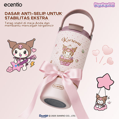 [Kuromi] [HOT] ecentio Tumbler Stainless 900ml Sanrio Portable Thermos Botol Minum Besar Dengan Tas Tahan Panas Dingin 24 Jam Aesthetic Lucu Termos Air Panas Kopi Dengan Sedotan Cocok Untuk Sekolah Anak Laki-Laki