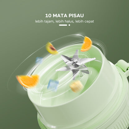 【FREE GIFT】ecentio 10 mata piasu Juicer portable Blender mini