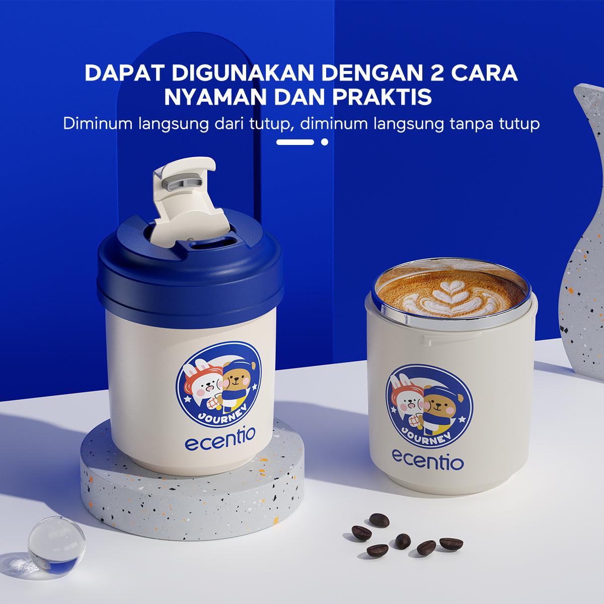 ecentio Coffee Mug Tumbler Stainless Cangkir Stainless 330ML - ecentio