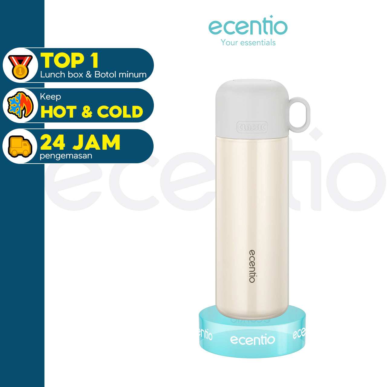 ecentio thermos tumbler stainless steel 316 500ml