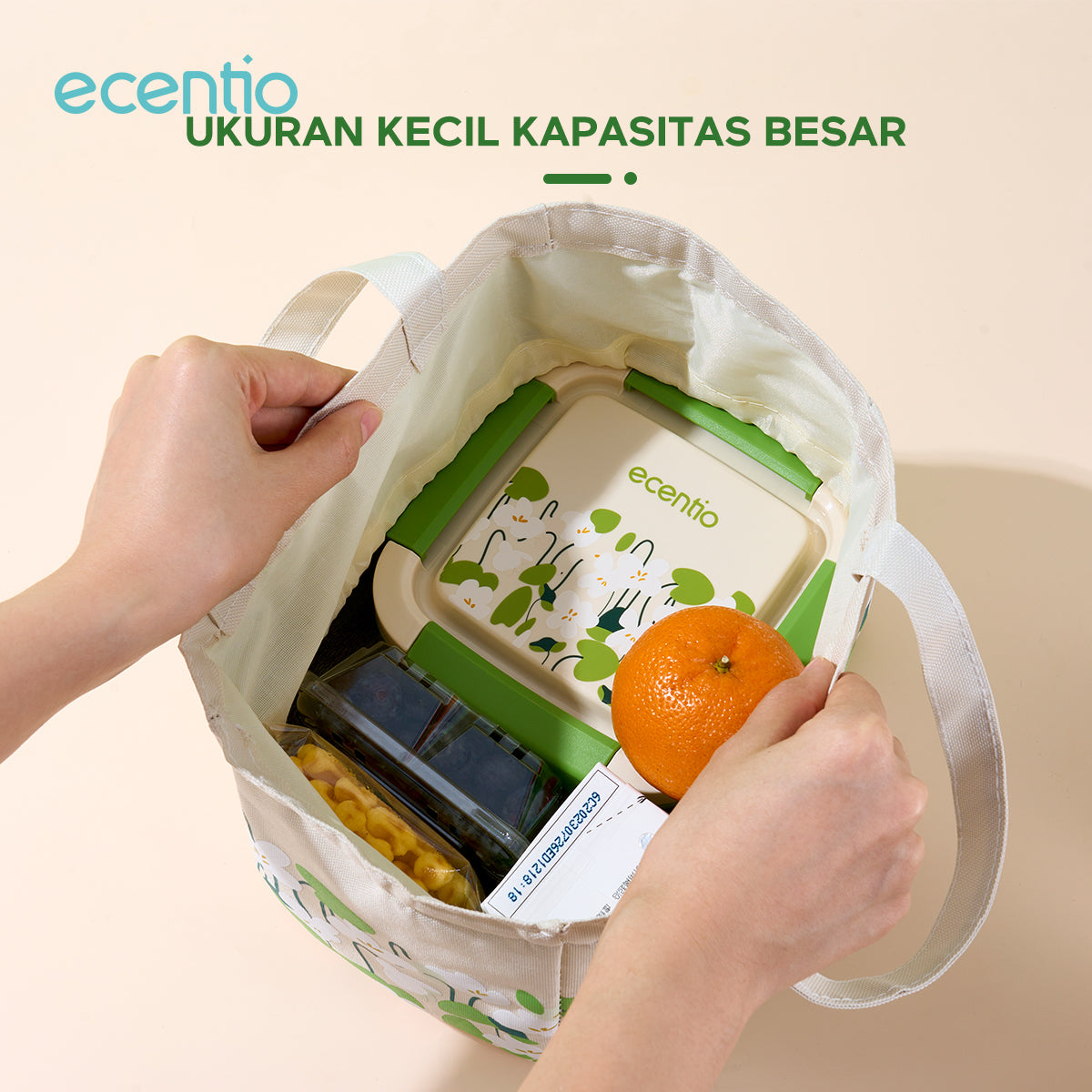 ecentio green whispers series lunch box set 3pcs - ecentio