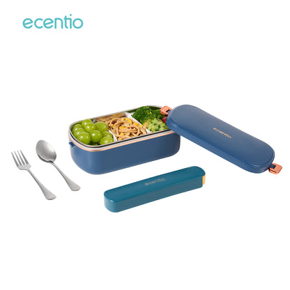 【🌟Pre-Order】zecentio lunch box electric portable 304 stainless set tas bekal 36W free sendok tempat makan