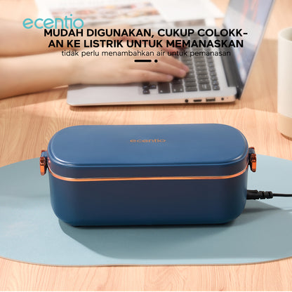 【🌟Pre-Order】zecentio lunch box electric portable 304 stainless set tas bekal 36W free sendok tempat makan