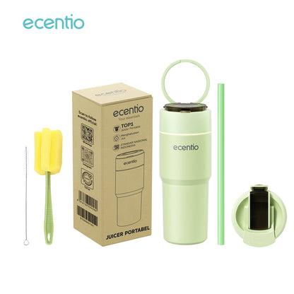 ecentio juicer cup 10 mata pisau tahan dingin 8 jam stainless 316 blender mini portable 700ml