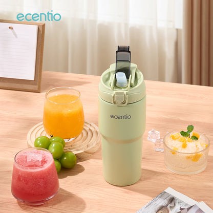 ecentio juicer cup 10 mata pisau tahan dingin 8 jam stainless 316 blender mini portable 700ml