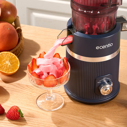 ecentio slow juicer portable 112mm caliber multifungsi blender 550ml+600ml garansi satu tahun