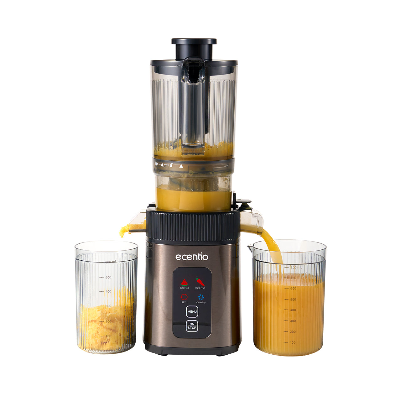 【🌟Pre-Order】ecentio slow juicer portable 112mm caliber dan Smart Touch multifungsi blender 550ml+600ml garansi satu tahun