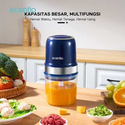 【🌟Pre-Order】ecentio Baby Food Processor 800ml — Blender Makanan Multifungsi, Hancur Halus 10 Detik!