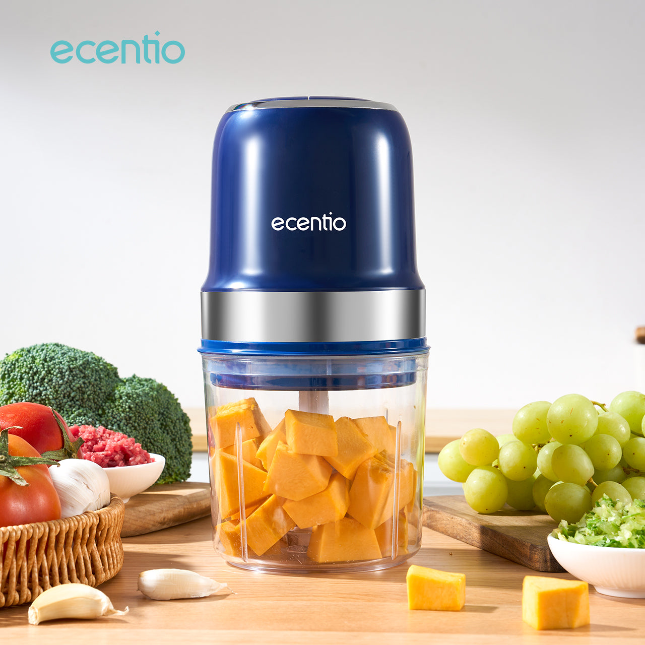 【🌟Pre-Order】ecentio Baby Food Processor 800ml — Blender Makanan Multifungsi, Hancur Halus 10 Detik!