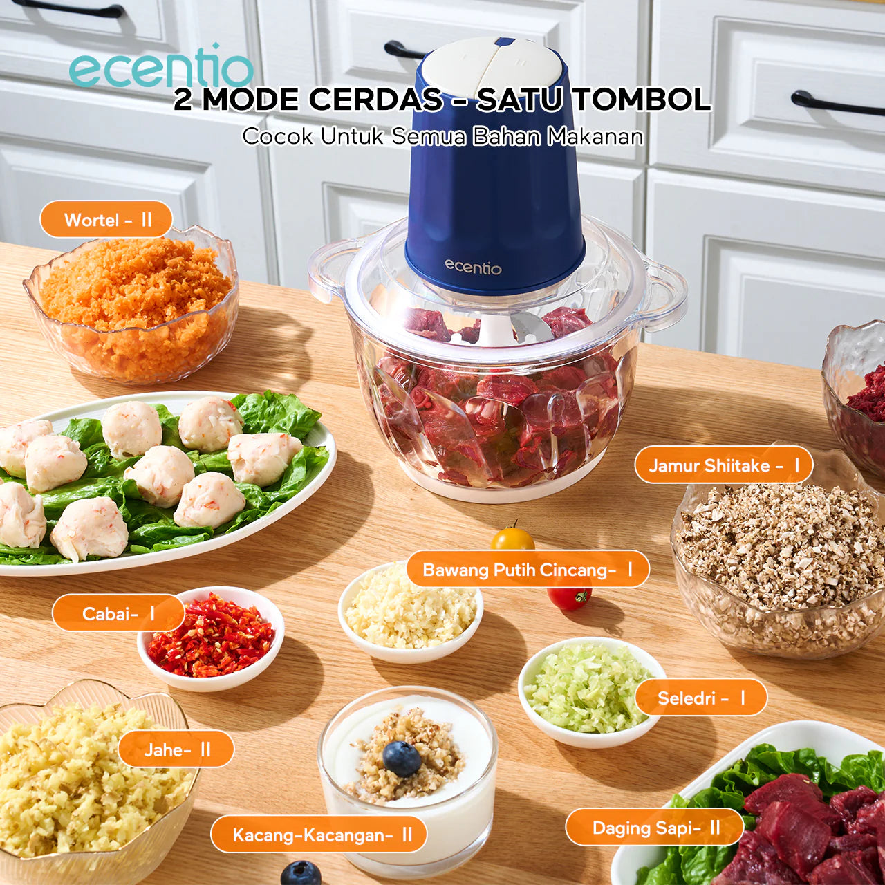 ecentio Christmas year end sale Kitchen Bundle — Super Value Set Paket Peralatan Dapur 15-in-1