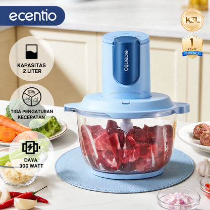 ecentio Ramadhan Kitchen Gift Set — Stainless Food Container + Glass Chopper Blender + Snack Bag