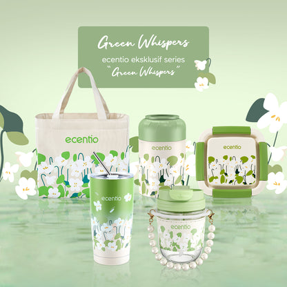 ecentio green whispers series lunch box set 3pcs