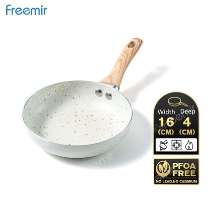 ecentio Ramadhan Kitchen Gift Set — Set Kotak Makan Anti Bocor 7pcs + Alat Penumbuk Bawang + Wajan Anti Lengket 16cm + Spatula & Sendok Silikon