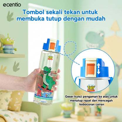 [Back To School] ecentio Kotak Makan Anak Rex Set Bekal Sekolah Toy story Lunch Box Stainless 750ml Botol Minum 900ml Tas Bekal BPA Free Tempat Makan Anak