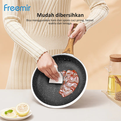 ecentio x Freemir Kitchen Combo Set -Frying Pan 24cm/ Chopper 250ml/Lunch Box set/Botol Aluminium 750ml