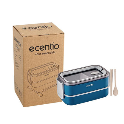 ecentio lunch box Kotak Makan Bekal 2susun 1600ml